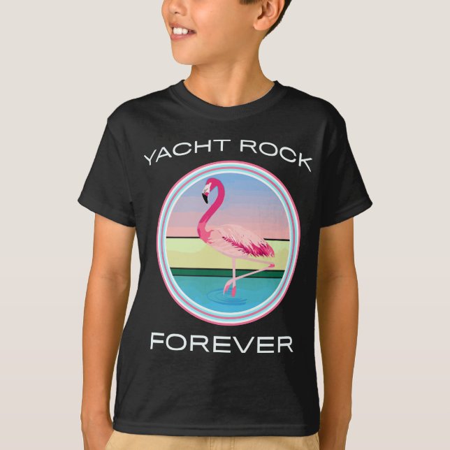 Yacht Rock Forever 80s Retro Style T-Shirt (Front)