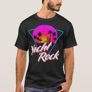 Yacht Rock Party Boat Drinking Beach Design T-Shirt