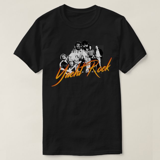 Yacht Rock The Artists T-Shirt (Design Front)