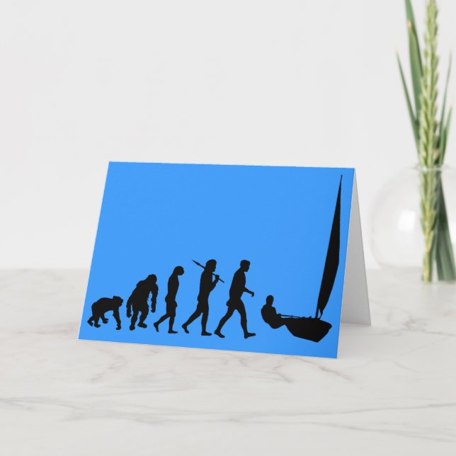 Yacht Sailing Sailors Tees and Sailing gifts Card (Front)