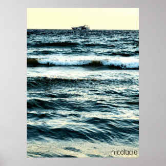 Yacht & Sea. Print, Value Poster Paper (Matte)