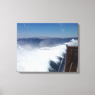 yachting in Croatia Canvas Print