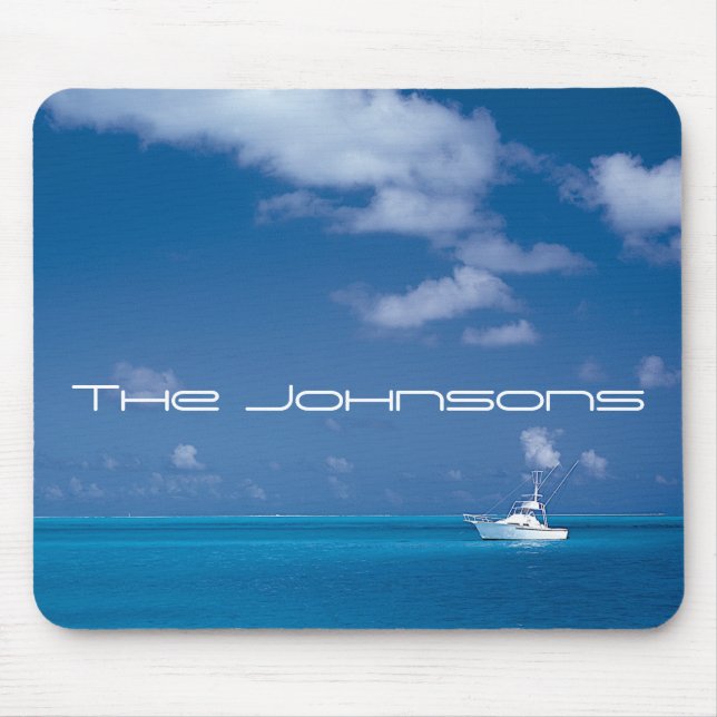 Yachting into the Blue Mouse Mat (Front)