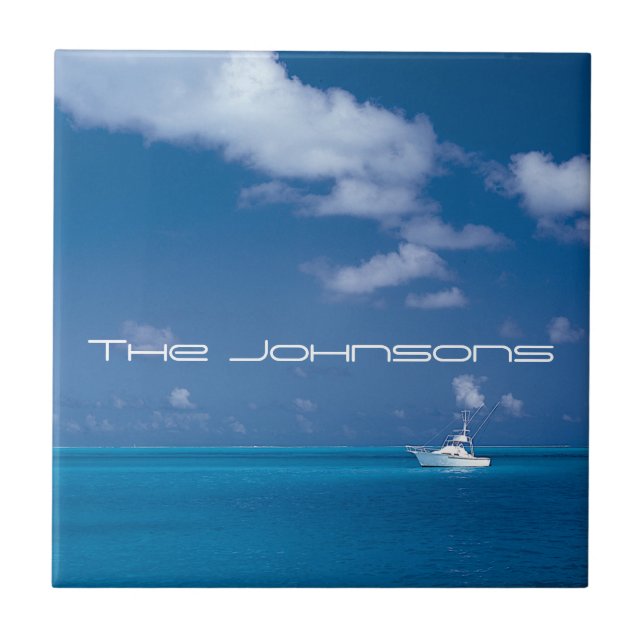 Yachting into the Blue Tile (Front)