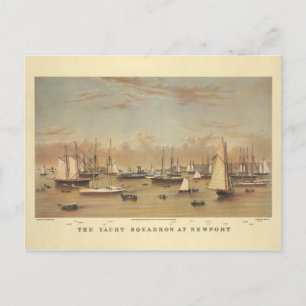 Yachts at Newport Postcard