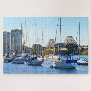 Yachts, Brisbane, Queensland, Australia Jigsaw Puzzle