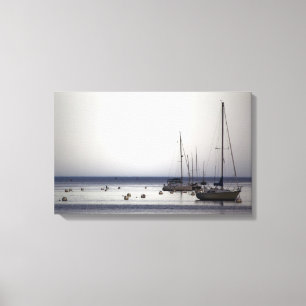 Yachts II wrapped canvas