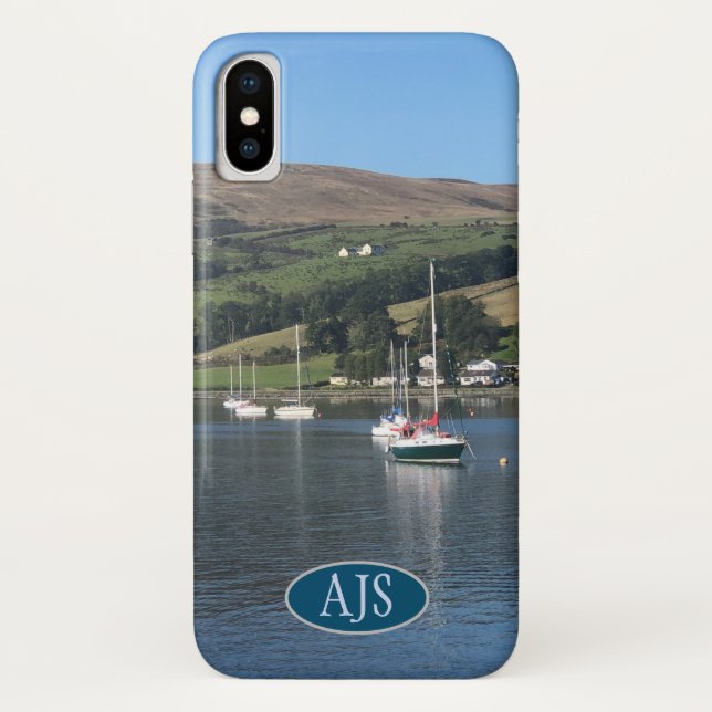Yachts in a Bay in Scotland. Case-Mate iPhone Case (Back)
