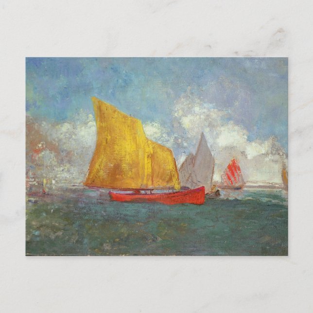 Yachts in a Bay Postcard (Front)