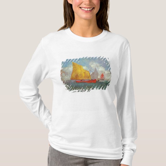Yachts in a Bay T-Shirt (Front)
