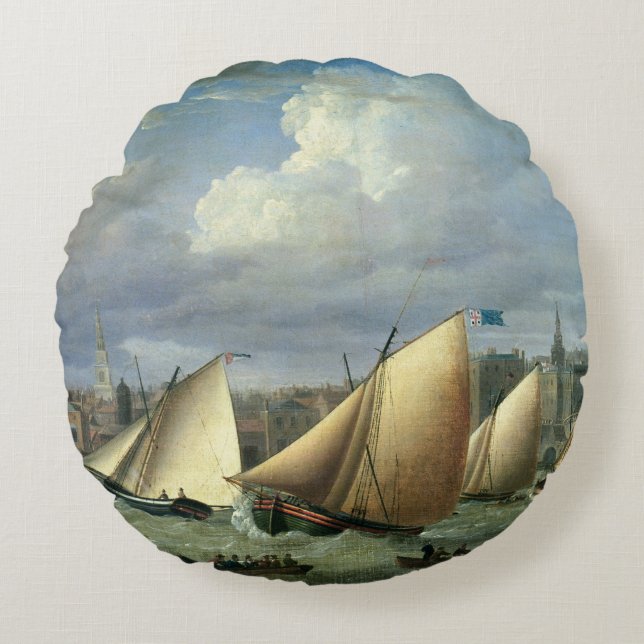Yachts of the Cumberland Fleet starting Round Cushion (Front)