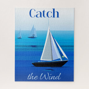 Yachts Under Sail, Catch the Wind Jigsaw Puzzle