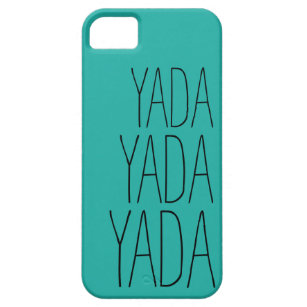 Yada   Whimsical Typography iPhone 5 Cover
