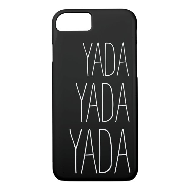 Yada   Whimsical Typography Case-Mate iPhone Case (Back)