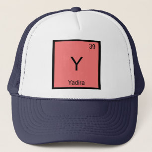Yadira Name Chemistry Element Periodic Table Trucker Hat