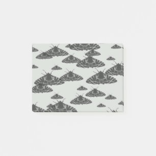 Yaei Moth at night lurking in the midnight Post-it Notes