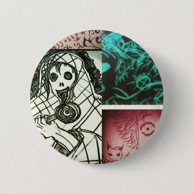 yaei mystery 1 6 cm round badge (Front)