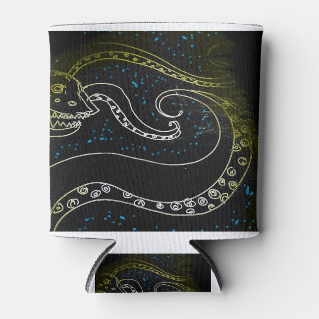 yaei Sweet escape abstract art  Can Cooler (Front)