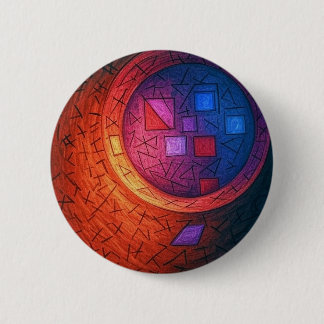 Yaei UFO 6 Cm Round Badge