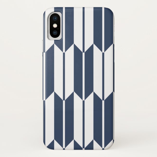 Yagasuri [indigo] - Japanese Traditional Pattern Case-Mate iPhone Case (Back)