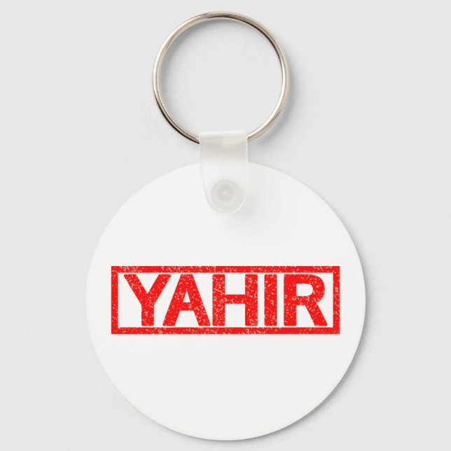 Yahir Stamp Key Ring (Front)