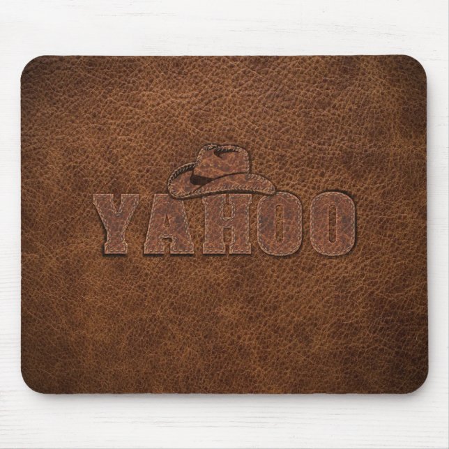 YAHOO western style Mouse Mat (Front)