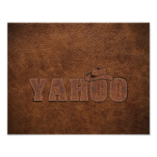 YAHOO western style Photo Print