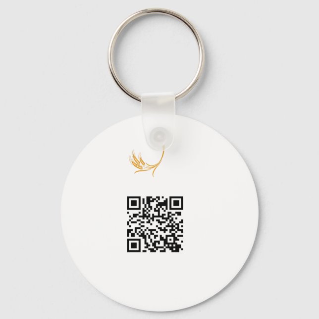 Yahowah QR Code Keychain (Back)