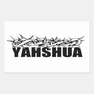 Yahshua Rectangular Sticker
