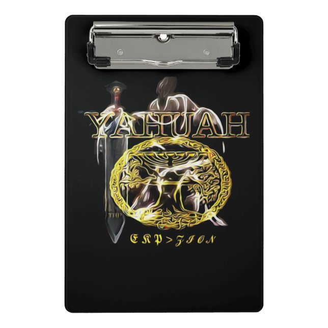 Yahuah-Name Above All Names 03 Royal Mini Clipboard (Front)