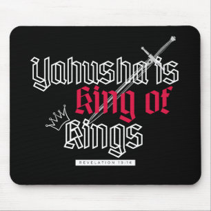 Yahusha Is King Of Kings Mouse Mat