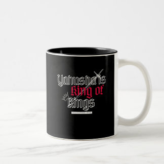 Yahusha Is King Of Kings Two-Tone Coffee Mug