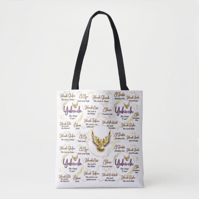 Yahweh-Names of God Church Tote bag (Front)