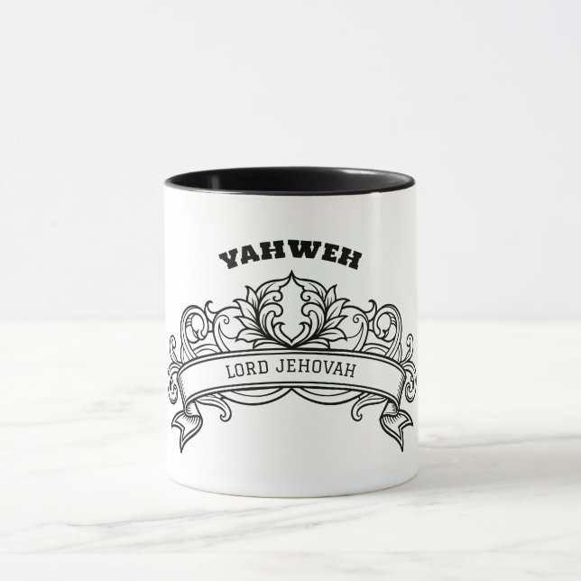 Yahweh Ornate Mug (Center)