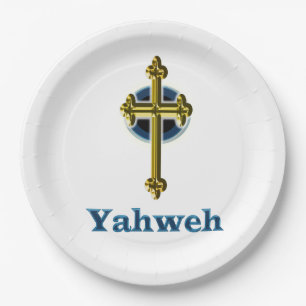 Yahweh phone cases and laptop cases paper plate