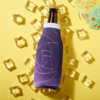 Yaie abstract art  purple spiritual colour can coo bottle cooler