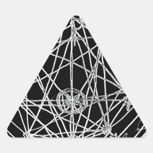 yaie alchemical transmutation art triangle sticker