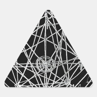 yaie alchemical transmutation art triangle sticker