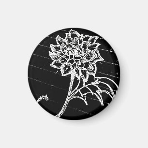 yaie black roses flower goth emo magnet