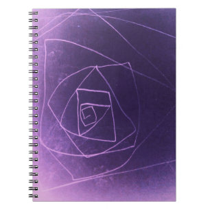 Yaie colour purple abstract art spiritual colour notebook
