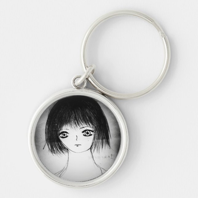 yaie cute anime manga girl key ring (Front)