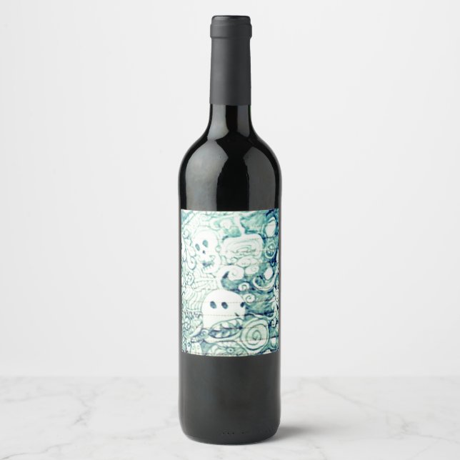 yaie imaginative thinker wine label (Front)