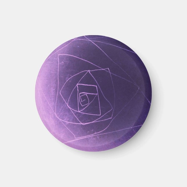Yaie purple abstract spiritual colour magnet (Front)