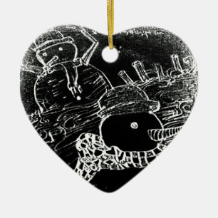 yaie  snow  guardian ceramic tree decoration