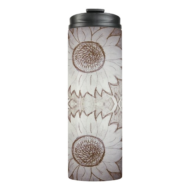 yaie sunflower at home thermal tumbler (Front)