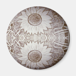 yaie sunflower in every house and yaei home magnet
