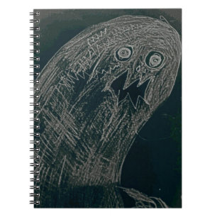 yaie worm drawing and your soul grow dark notebook