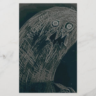 yaie worm drawing and your soul grow dark stationery