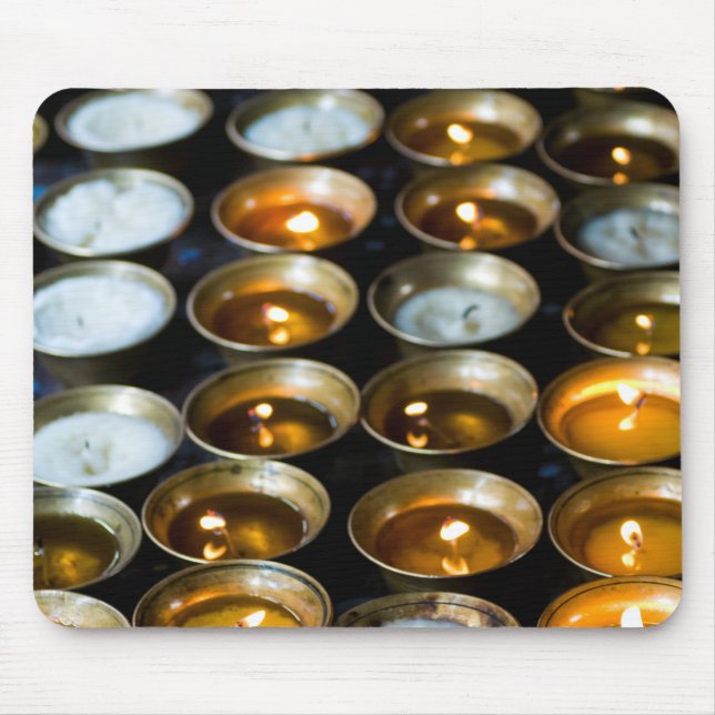 Yak Butter Candles Mouse Mat (Front)