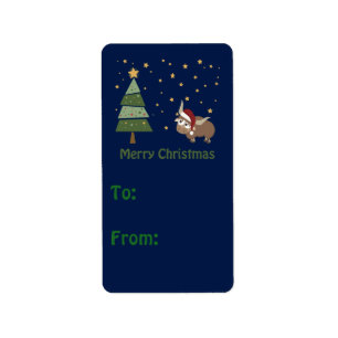 Yak Christmas Gift tag